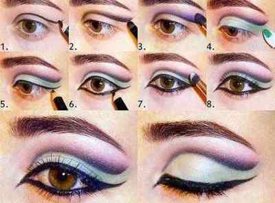 Арабська макіяж для очей (карих, зелених, блакитних), макіяжі в стилі Шахерезади