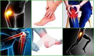 Болять суглоби ніг: причини і лікування