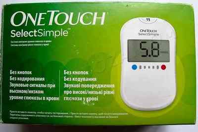 Глюкометр One Touch Select Simple: опис, характеристики, точність