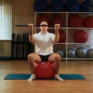 Лікувальні вправи Дикуля при болях в спині в домашніх умовах: шийна гімнастика на мячі з палицею, методика | Ревматолог