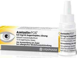 Очні краплі Азеластин: інструкція, показання, побічні ефекти