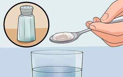 Полоскання горла сіллю - приготування та використання розчину