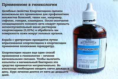 Препарат Хлоргексидин від молочниці