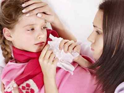 Скільки днів тримається температура при ГРВІ у дітей