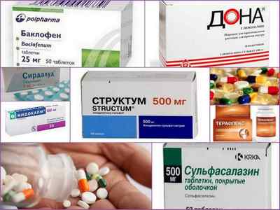 Кращі ліки від артриту і артрозу: таблетки, мазі, уколи