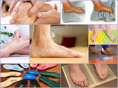 Лікування плоскостопості у дорослих в домашніх умовах