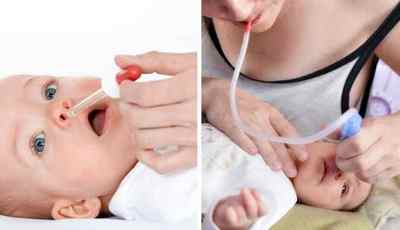 У немовляти закладений ніс, що робити?