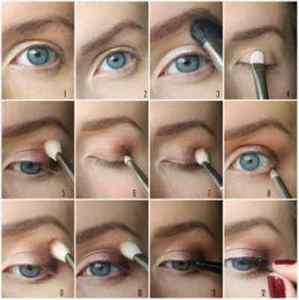 Як правильно фарбувати очі поетапно, покрокова інструкція з техніки нанесення макіяжу